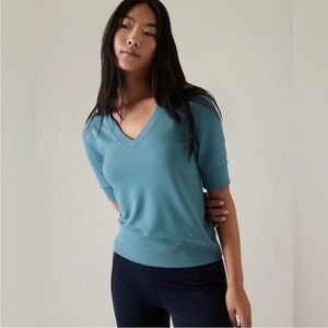 Athleta Step Forward Sweatshirt Tee Size L NWT